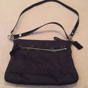 Coach black handbag